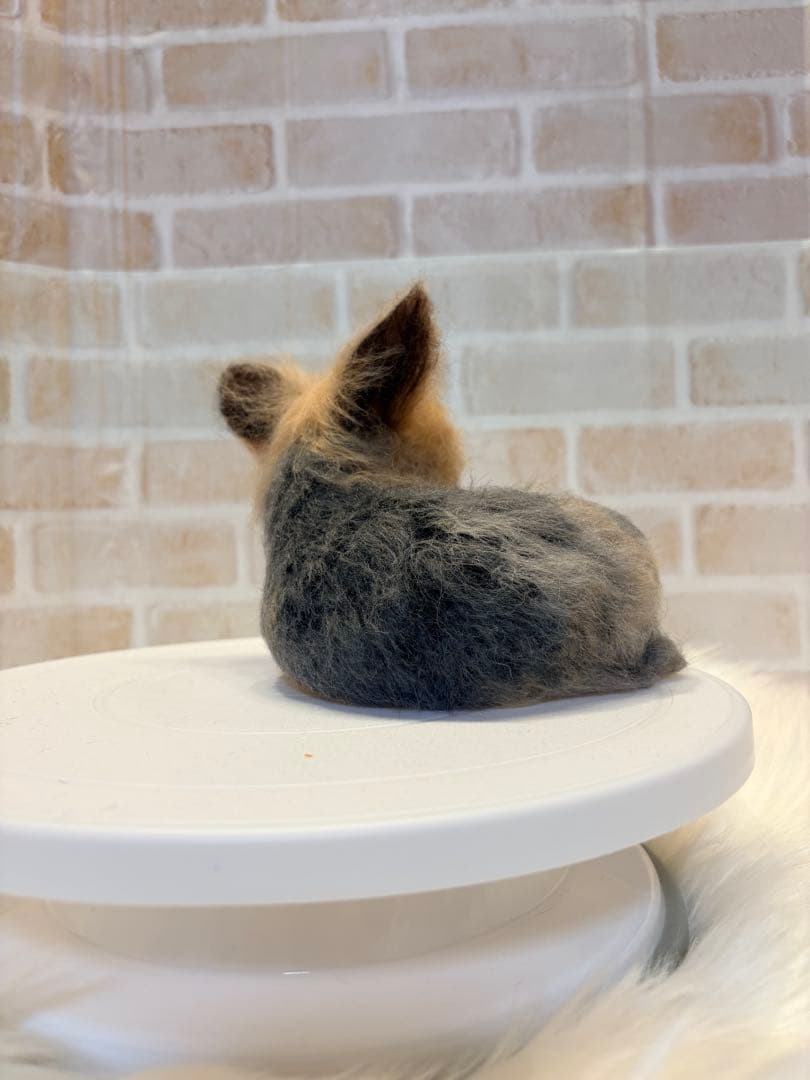 ヨークシャテリア　羊毛フェルト　momoichgo ヨーキー