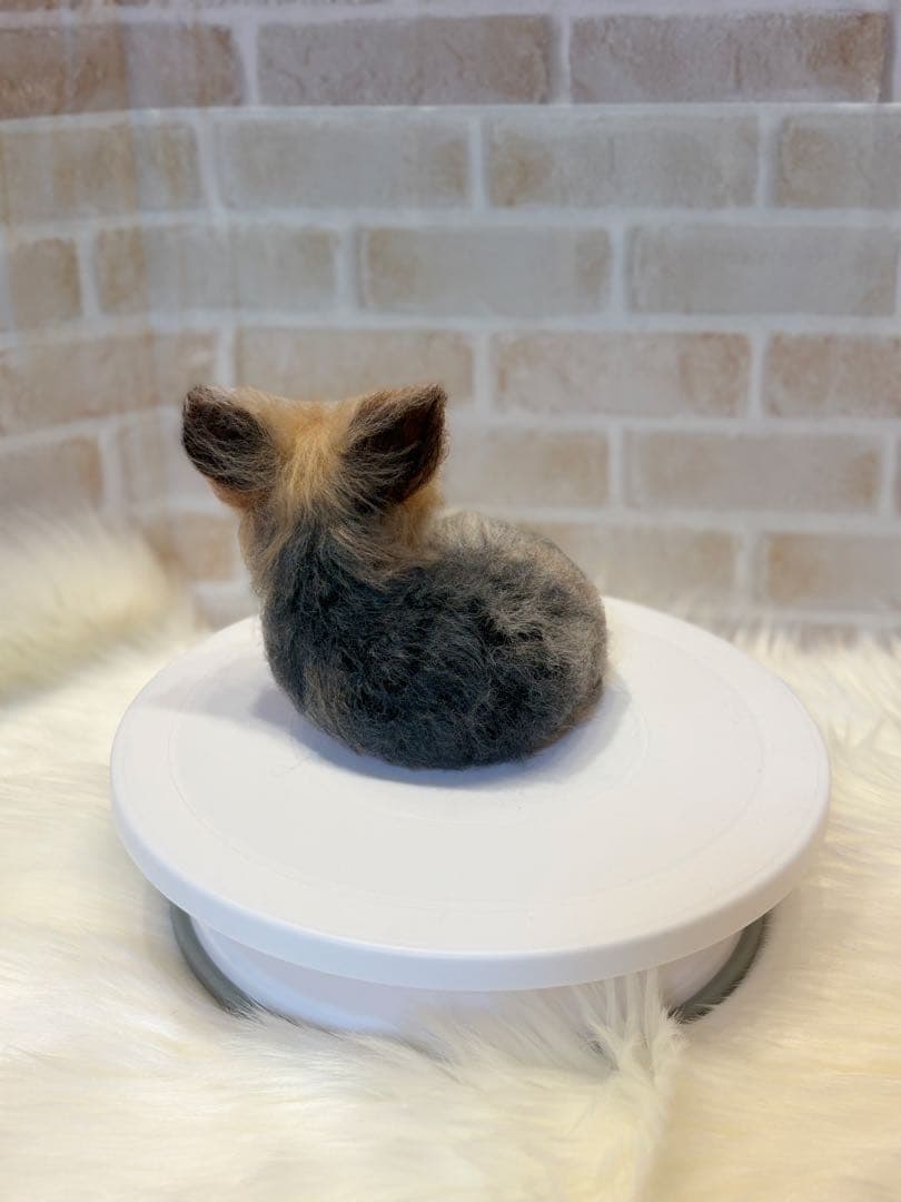 ヨークシャテリア　羊毛フェルト　momoichgo ヨーキー