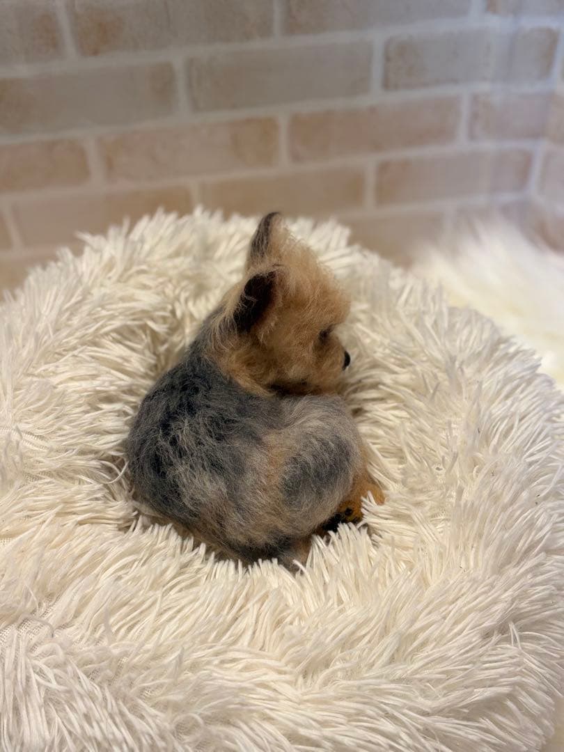 ヨークシャテリア　羊毛フェルト　momoichgo ヨーキー