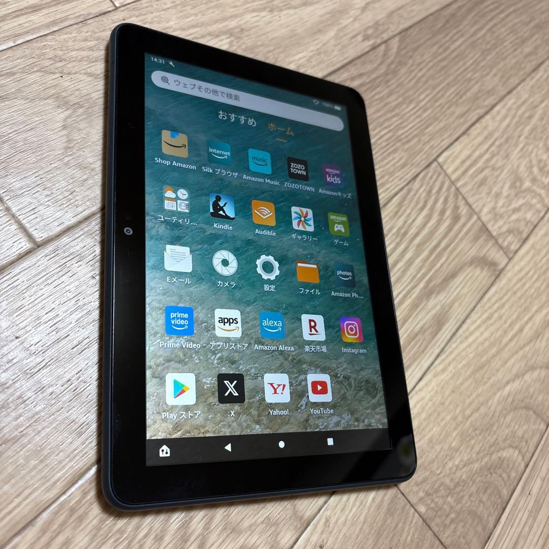fire hd8 plus　美品ワイヤレス充電スタンド付　第10世代