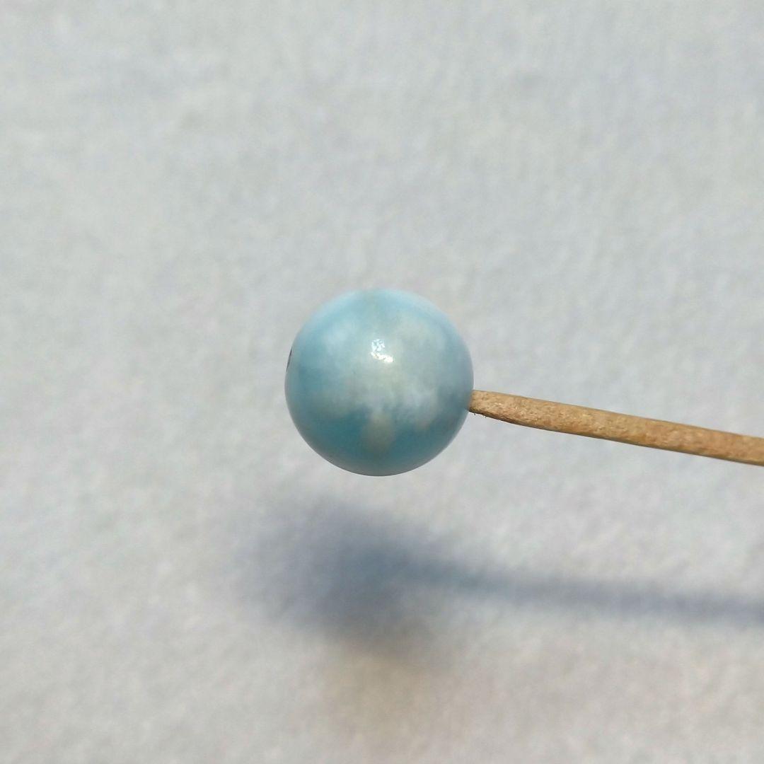 【良質,美品】ラリマー　粒売り　ブレスレット　ハンドメイド　希少　高品質　　Ｂ