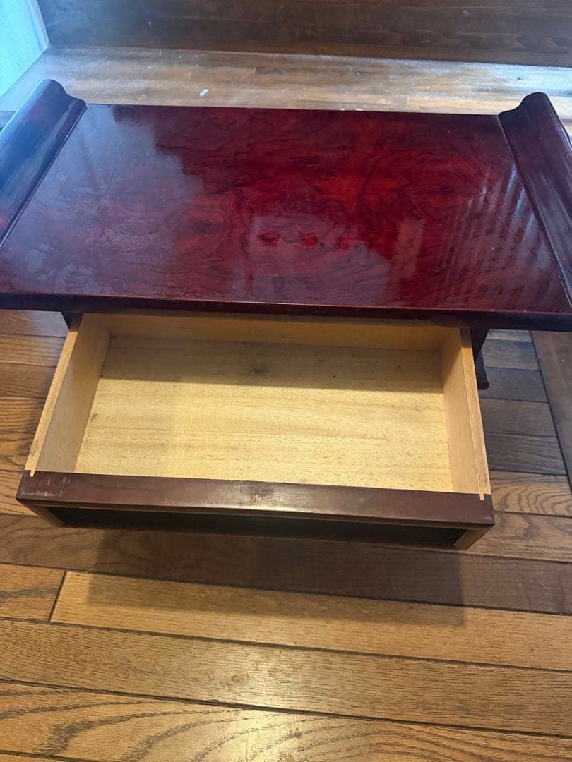 巨匠作品　最高級　カリン花梨？木工細工　収納棚　うるし？　天然無垢　凄い技