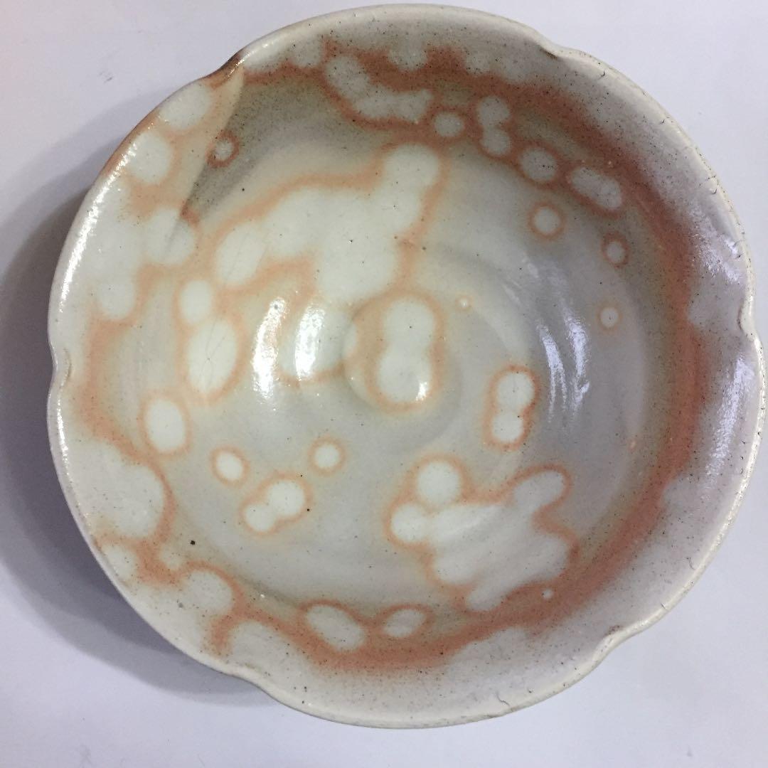 赤津焼 赤峰作 菓子器 未使用品　*