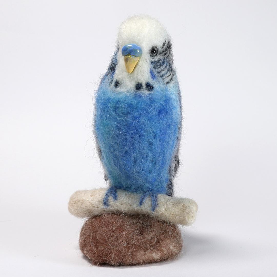 羊毛フェルト　オーダー　小鳥　鳥　セキセイインコ　犬　猫　ハンドメイド