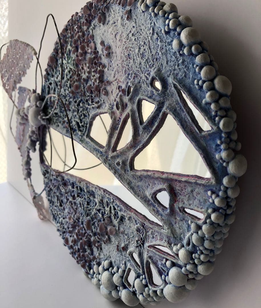 原画　アクリル着色　「夜のひかり」 吉田美香