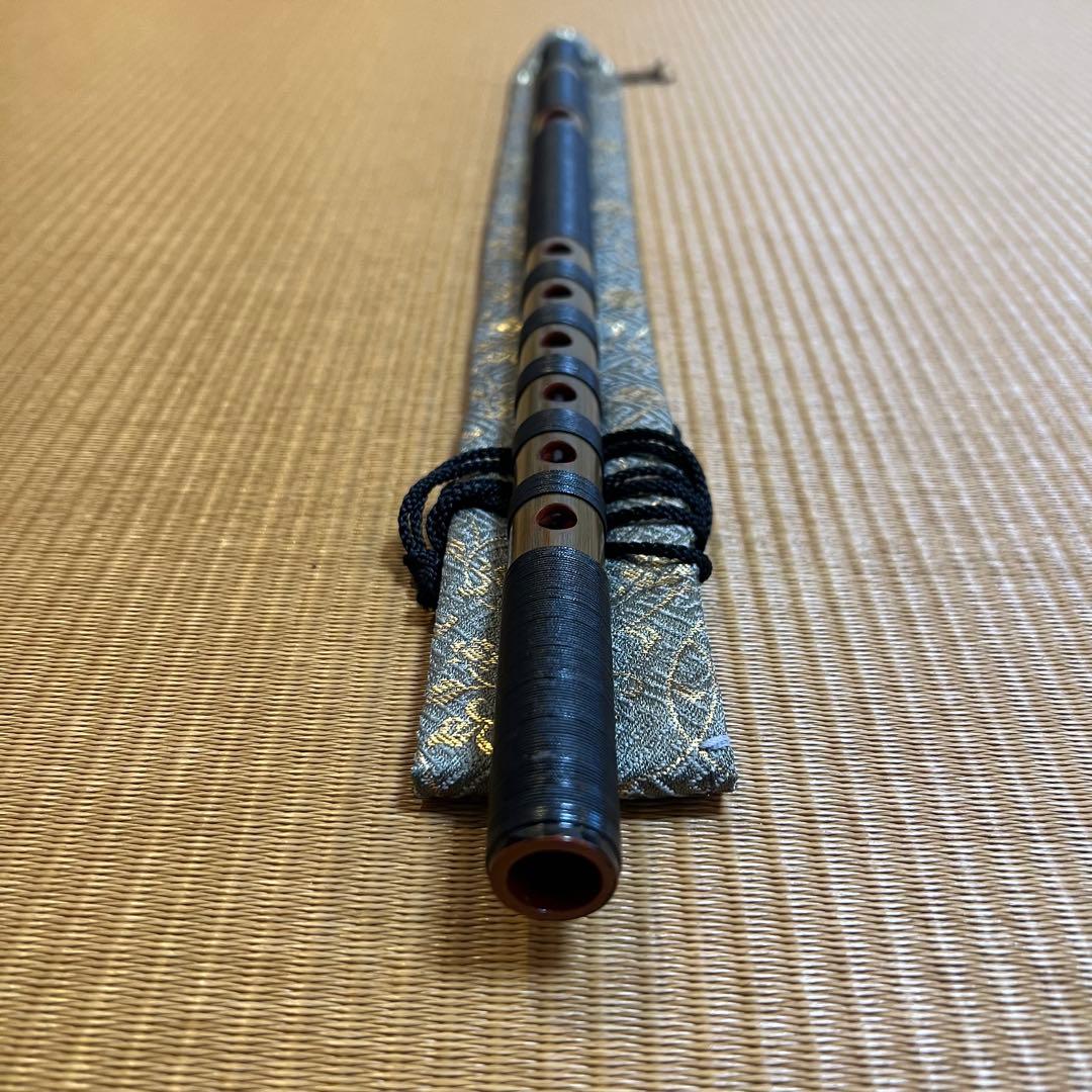※お盆SALE価格　神楽笛 紐巻 和楽器 専用笛袋付