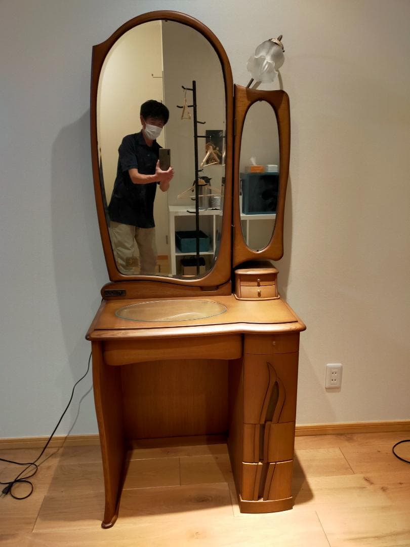 美品　フランスミラー　アンティークドレッサー