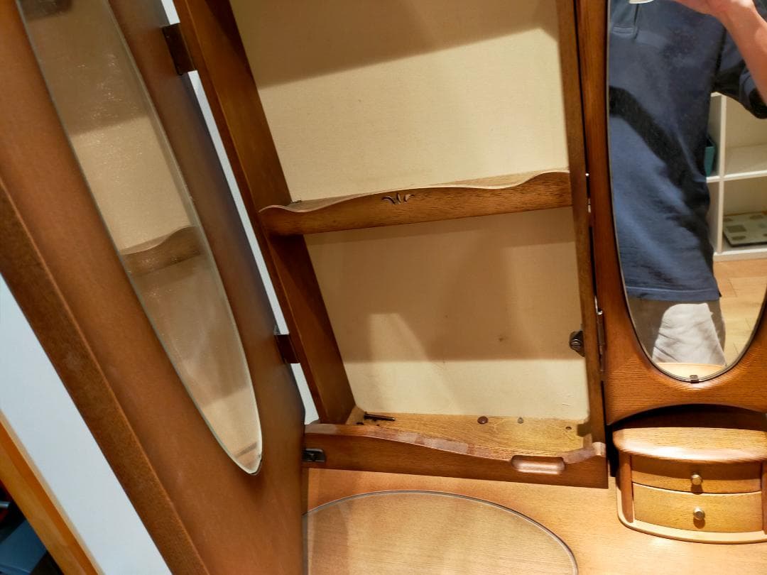 美品　フランスミラー　アンティークドレッサー