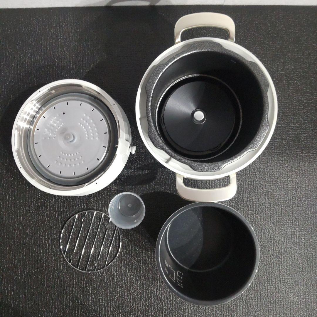 Re:De Pot リデポット電気圧力鍋 2L ホワイト pch-20lw