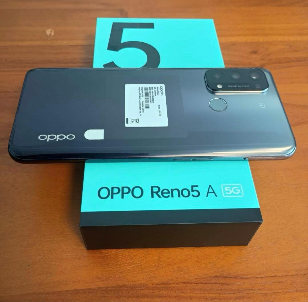 OPPO Reno5 A シルバーブラック SIMフリー 128GB