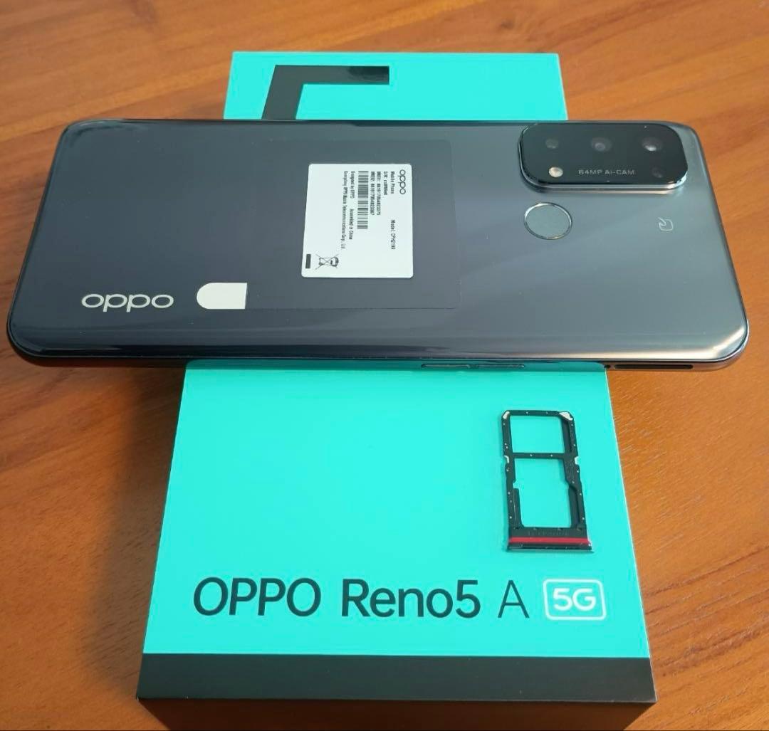 OPPO Reno5 A シルバーブラック SIMフリー 128GB