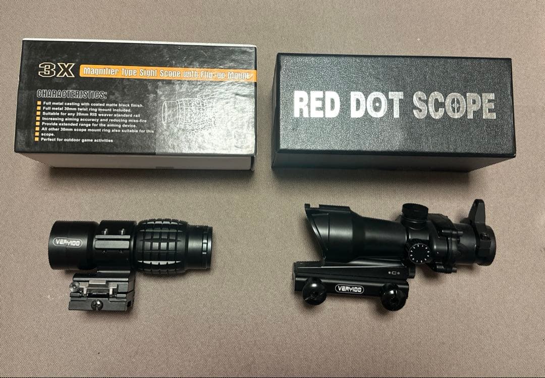 ドットサイト　マグニファイア　セット