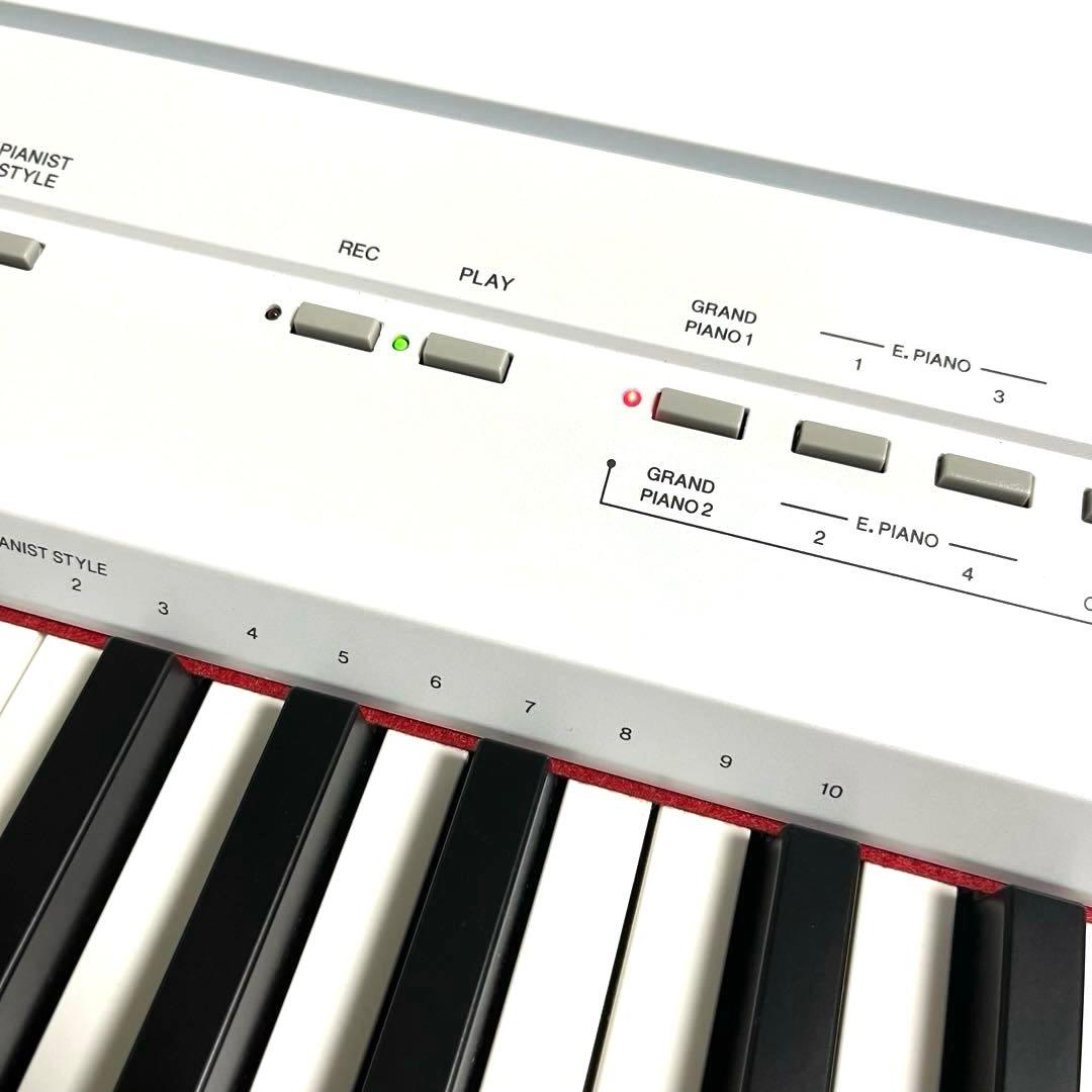 美品YAMAHA ヤマハ P-105 白 電子ピアノ キーボード 2014年製