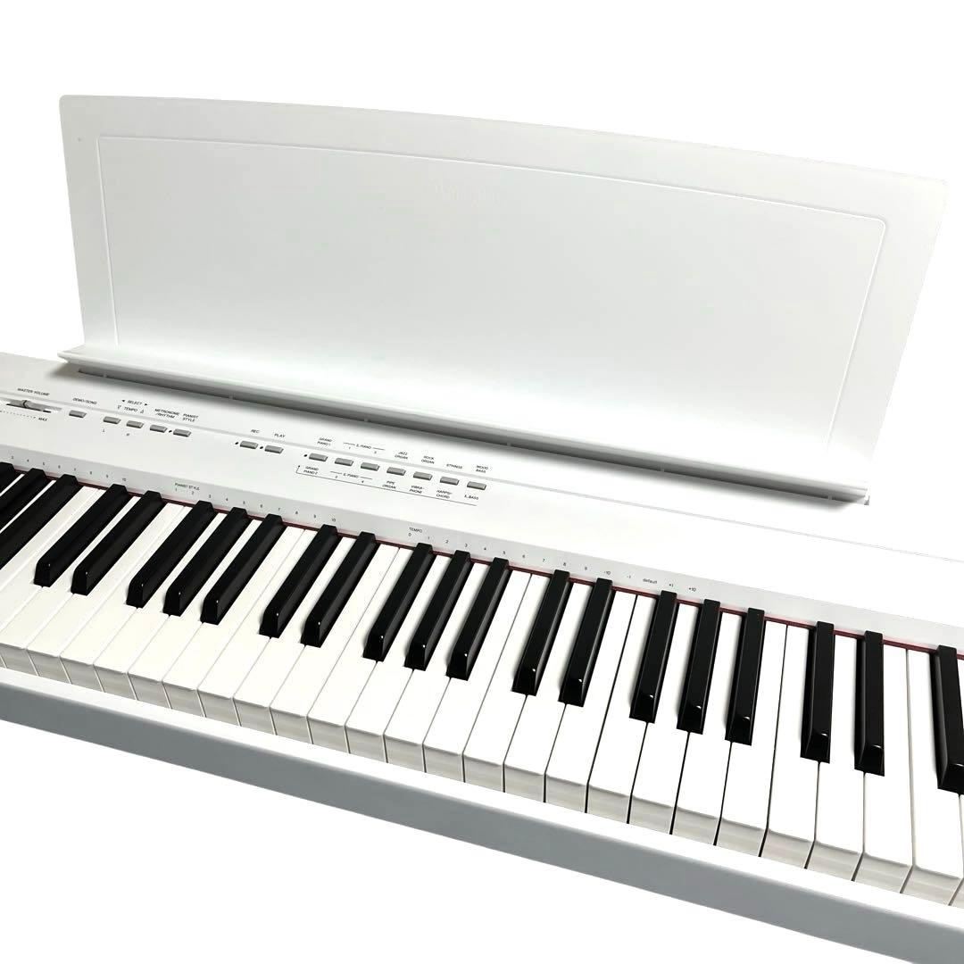 美品YAMAHA ヤマハ P-105 白 電子ピアノ キーボード 2014年製