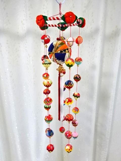 【期間限定値下げ】柳川さげもん 吊るし飾り 木目込み鞠 ハンドメイド ひな祭り