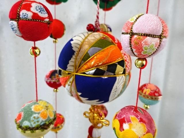 【期間限定値下げ】柳川さげもん 吊るし飾り 木目込み鞠 ハンドメイド ひな祭り
