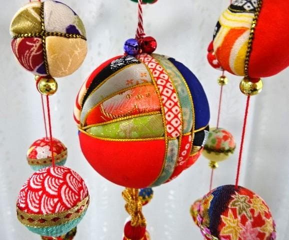 【期間限定値下げ】柳川さげもん 吊るし飾り 木目込み鞠 ハンドメイド ひな祭り