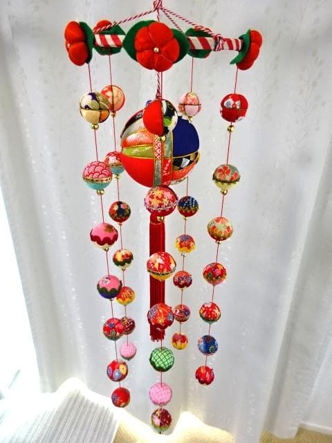 【期間限定値下げ】柳川さげもん 吊るし飾り 木目込み鞠 ハンドメイド ひな祭り