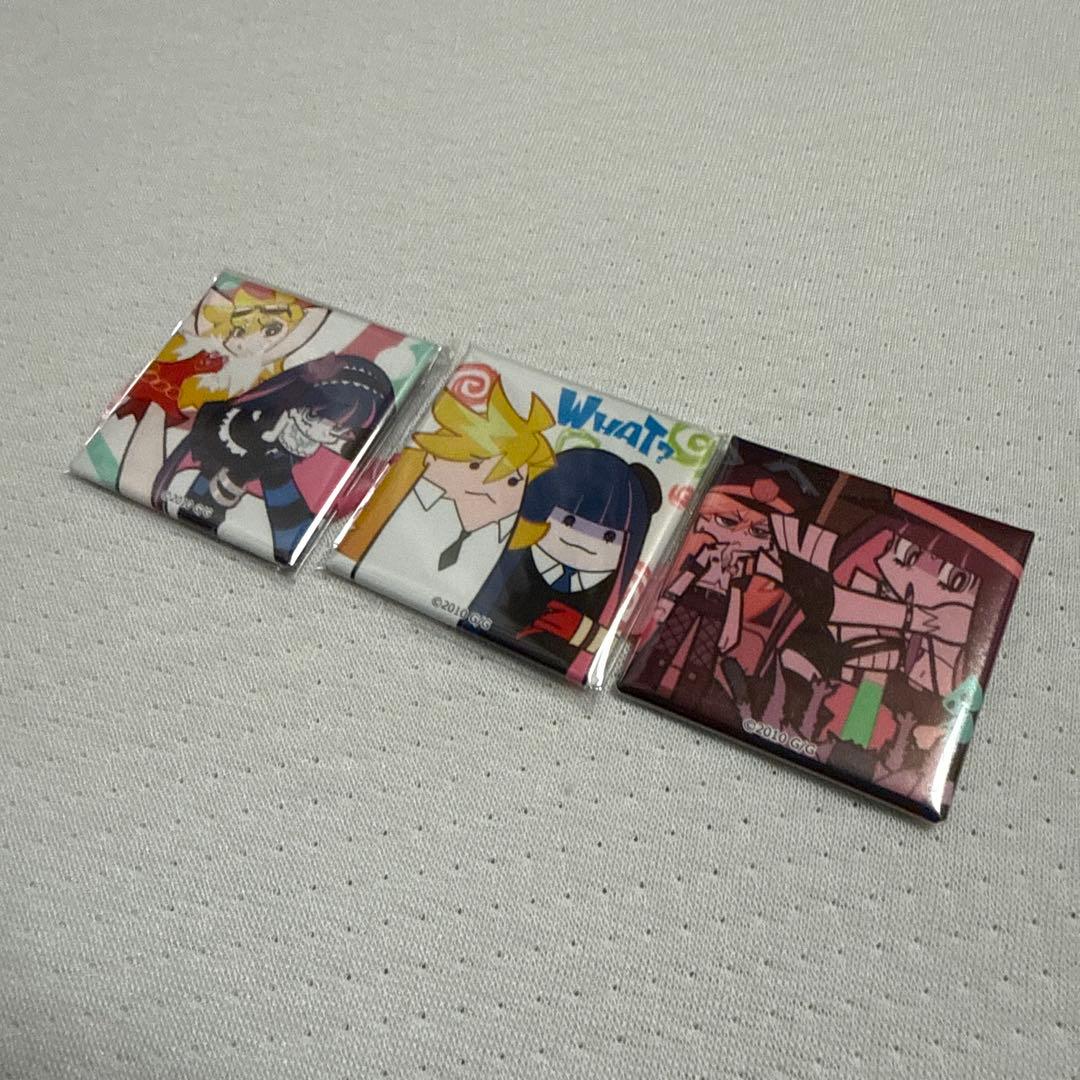 パンティ&ストッキングwithガーターベルト パンスト 缶バッジ 3個セット