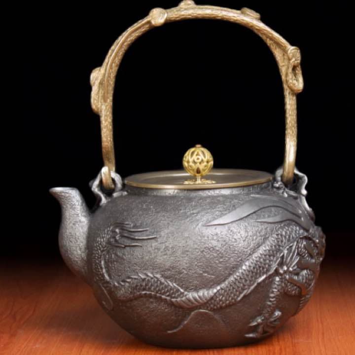 SW 松紋堂 鉄器 急須 伝統工芸 手作り 鉄分補給 鉄瓶　019