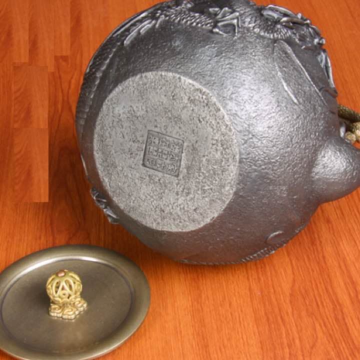 SW 松紋堂 鉄器 急須 伝統工芸 手作り 鉄分補給 鉄瓶　019