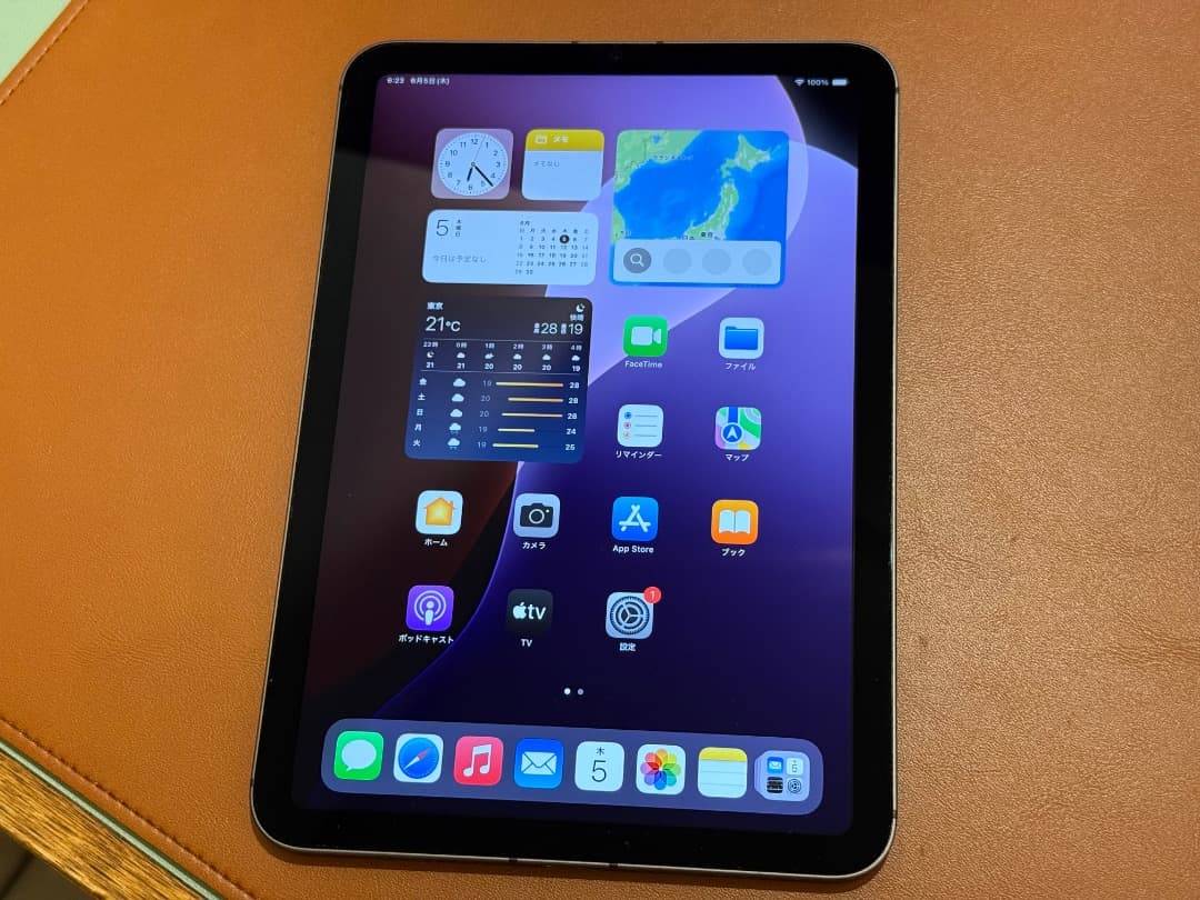 【美品】Apple iPad mini第6世代 セルラー/SIMフリー64GB