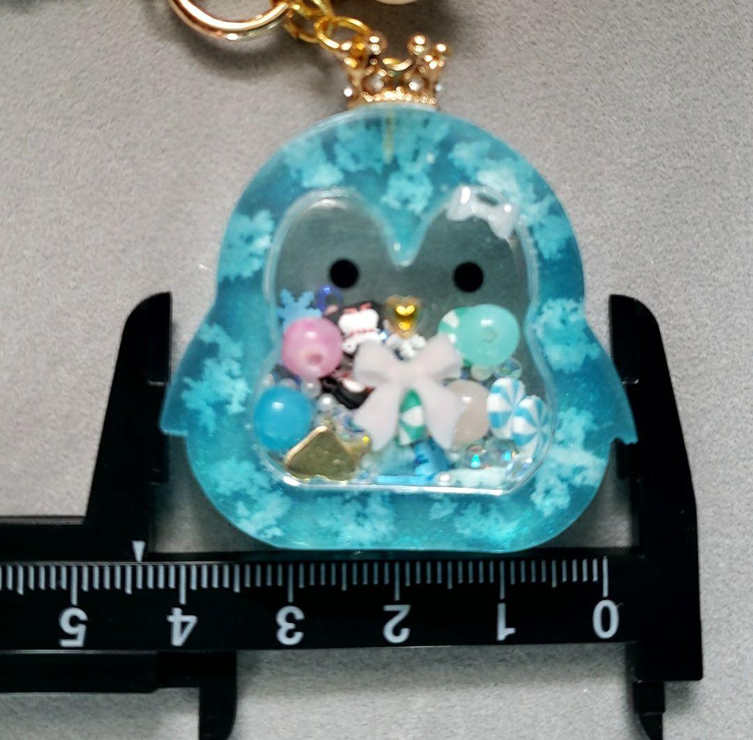 シャカシャカキーホルダー　①ペンギン