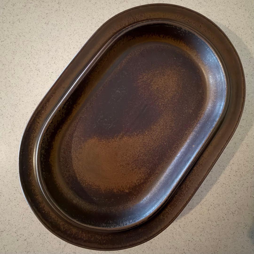 ARABIA ルスカ 楕円形皿 36.3x24.5 北欧食器 フィンランド