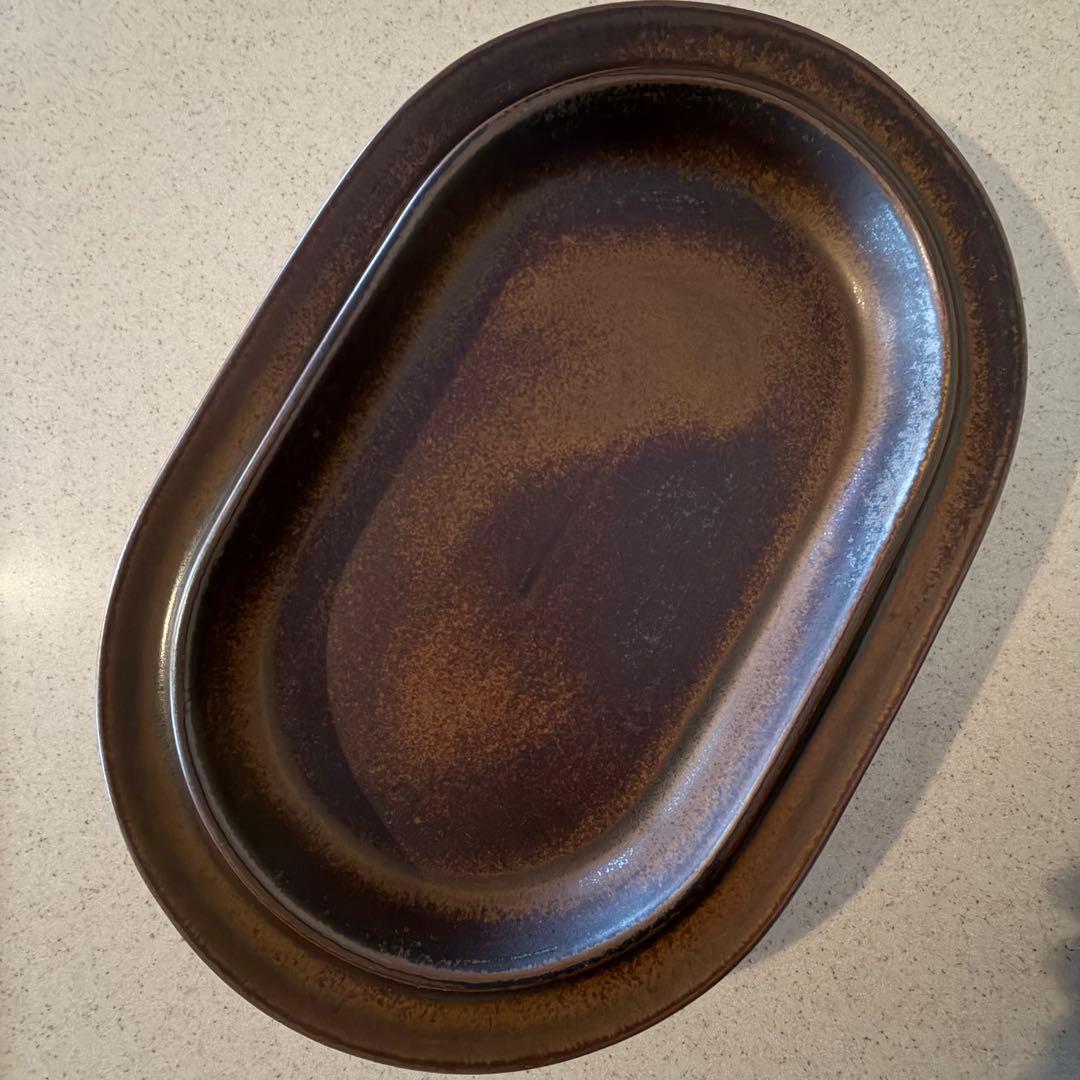 ARABIA ルスカ 楕円形皿 36.3x24.5 北欧食器 フィンランド