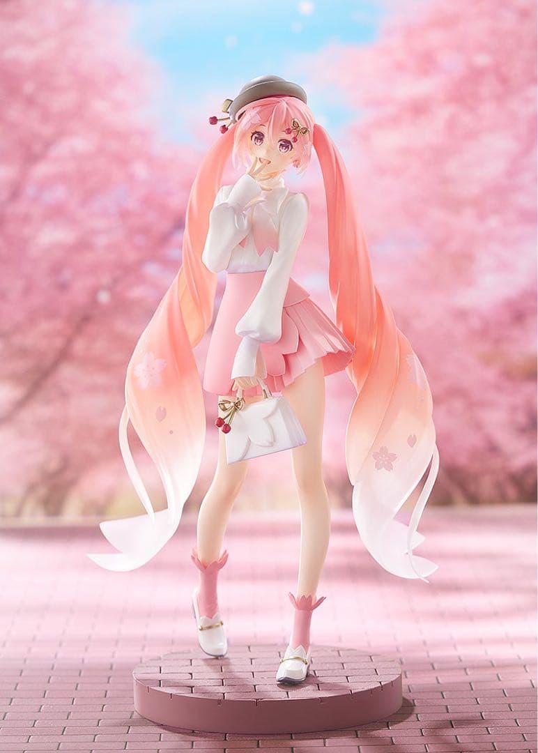 雪ミク×クロミ　初音ミク×チロルチョコ ミルクver. 桜ミク お花見コーデ