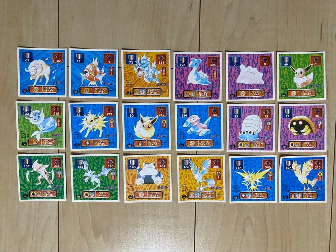 アマダ　初期・SUPER DX　ポケモン最強シール列伝など　約850枚