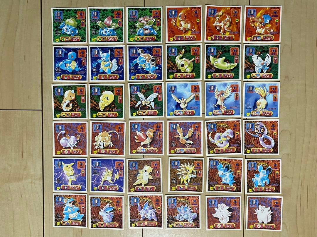 アマダ　初期・SUPER DX　ポケモン最強シール列伝など　約850枚