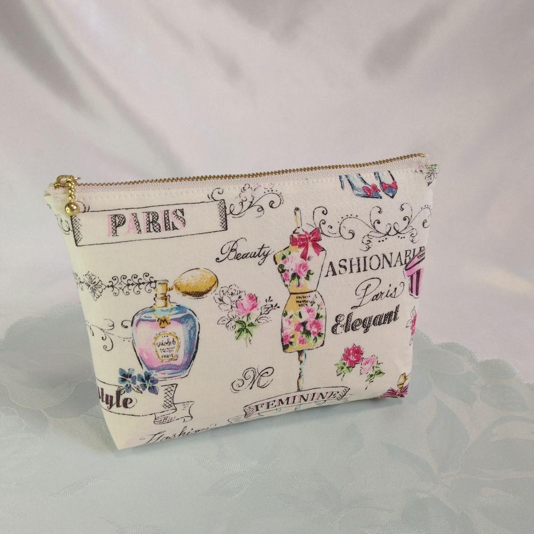 パリの香水デザインファッション小物セット　ハンドメイド　Elegant　5点
