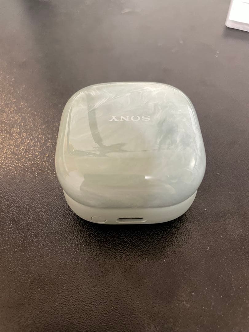 美品【SONY】LinkBuds Fit 充電ケース　ブルー