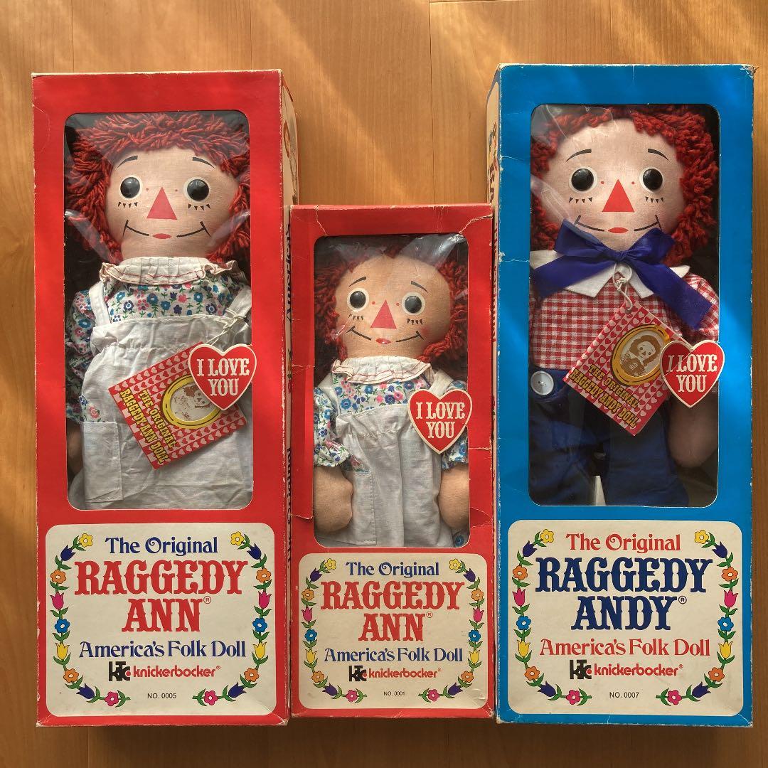 貴重　超激レア　ラガディ　ヴィンテージ　めちゃくちゃ可愛いアンとアンディ　箱入り