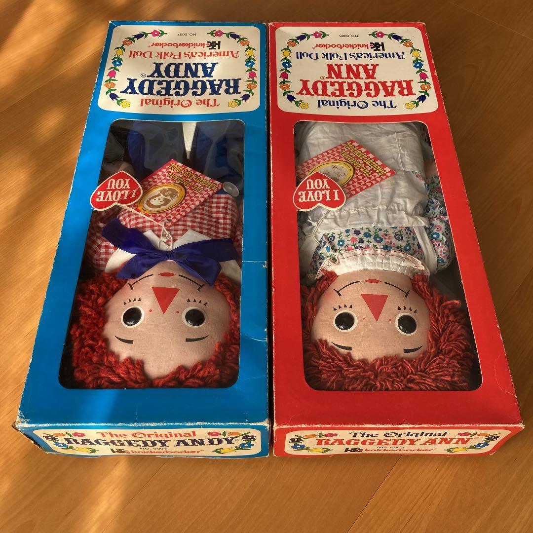 貴重　超激レア　ラガディ　ヴィンテージ　めちゃくちゃ可愛いアンとアンディ　箱入り