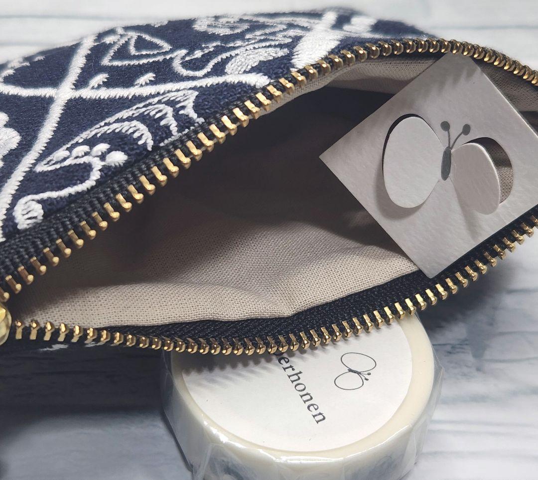 ●くま●ミナペルホネン✲︎ポケットティッシュポーチ✲︎symphony