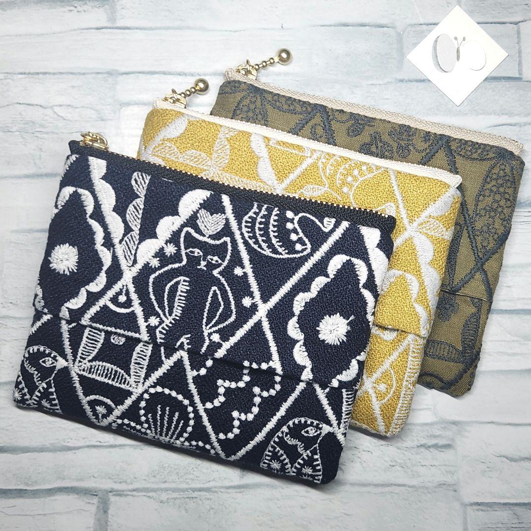 ●くま●ミナペルホネン✲︎ポケットティッシュポーチ✲︎symphony