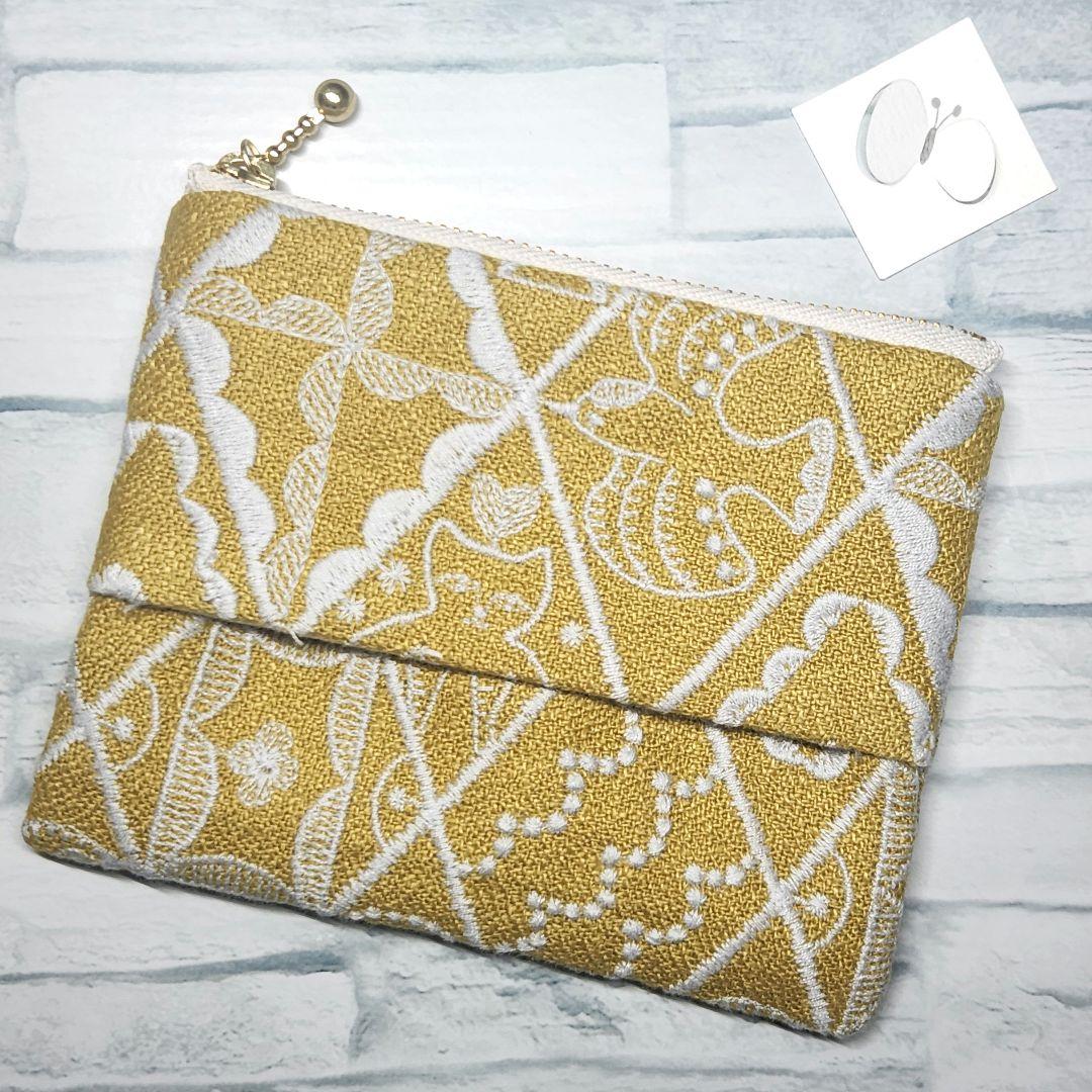 ●くま●ミナペルホネン✲︎ポケットティッシュポーチ✲︎symphony