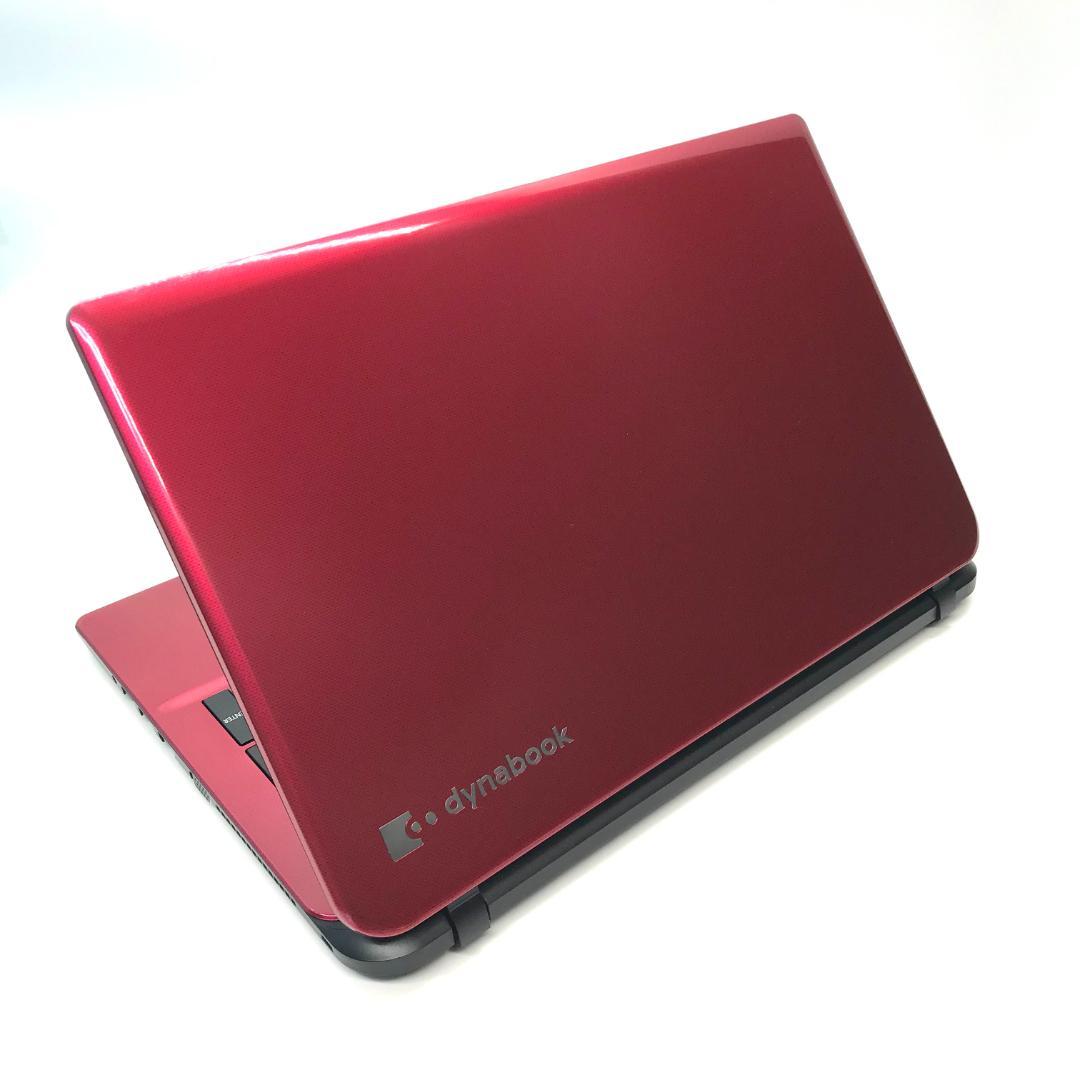 綺麗め✨シックなレッド❤️サクサクSSD メモリ8GB カメラ付 ノートパソコン