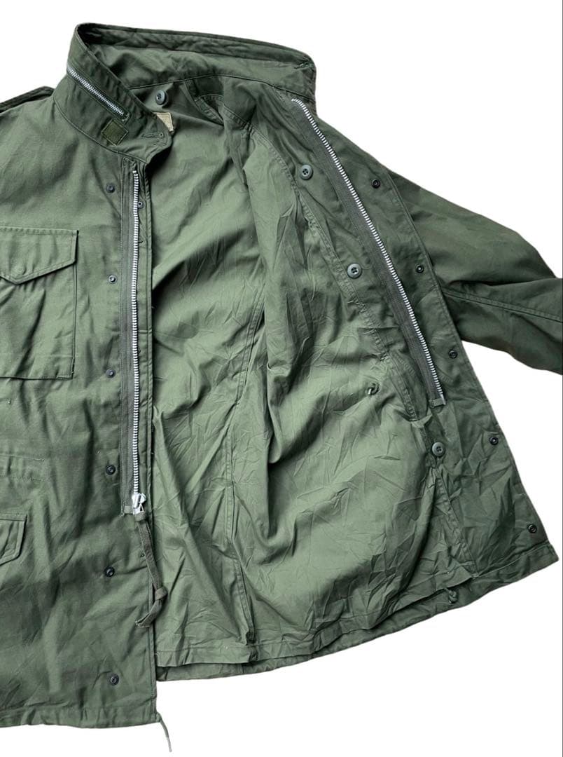 米軍陸軍本物ナム戦M65フィールドジャケット1967年アルミジッパーS/L未使用