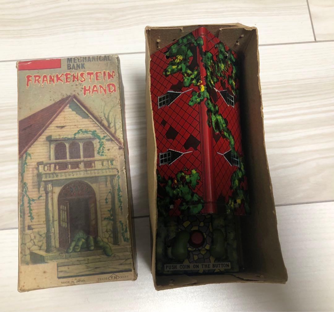 【超希少】昭和レトロ　メカニカルバンク　フランケンシュタインハンド　貯金箱