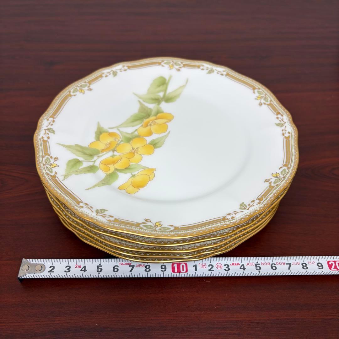 Noritake GALA CONTESSA 花柄プレート 小5枚 大1枚 箱付