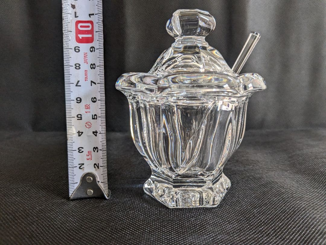 バカラ ミズーリ マスタードポット ジャムポット スプーン付き