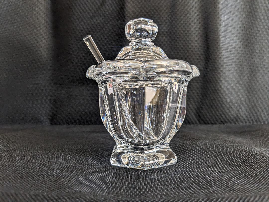 バカラ ミズーリ マスタードポット ジャムポット スプーン付き