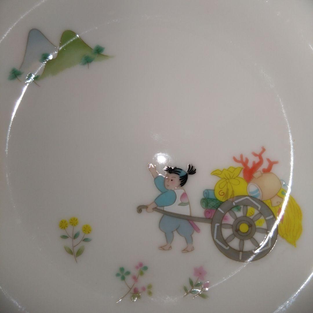 香蘭社 　桃太郎　銘々皿 5枚 セット