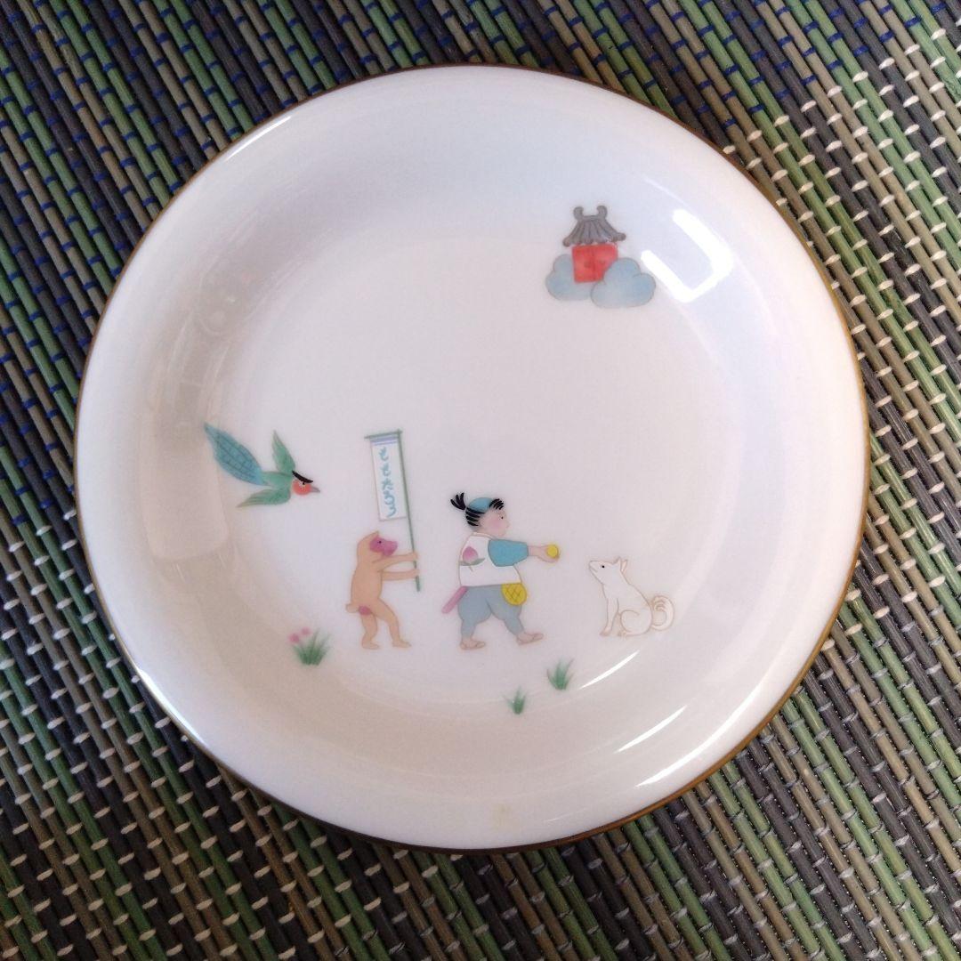 香蘭社 　桃太郎　銘々皿 5枚 セット