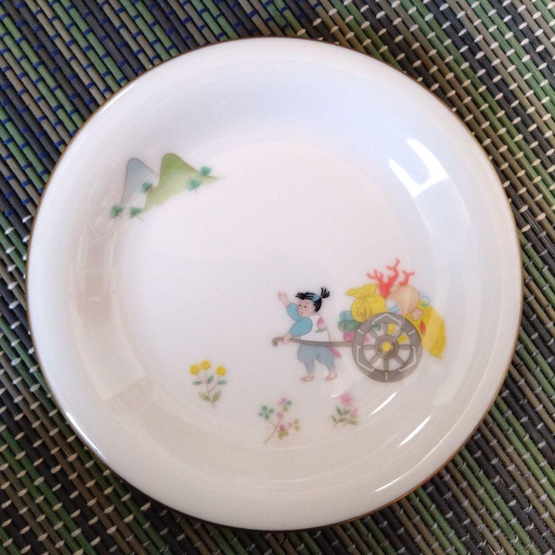 香蘭社 　桃太郎　銘々皿 5枚 セット