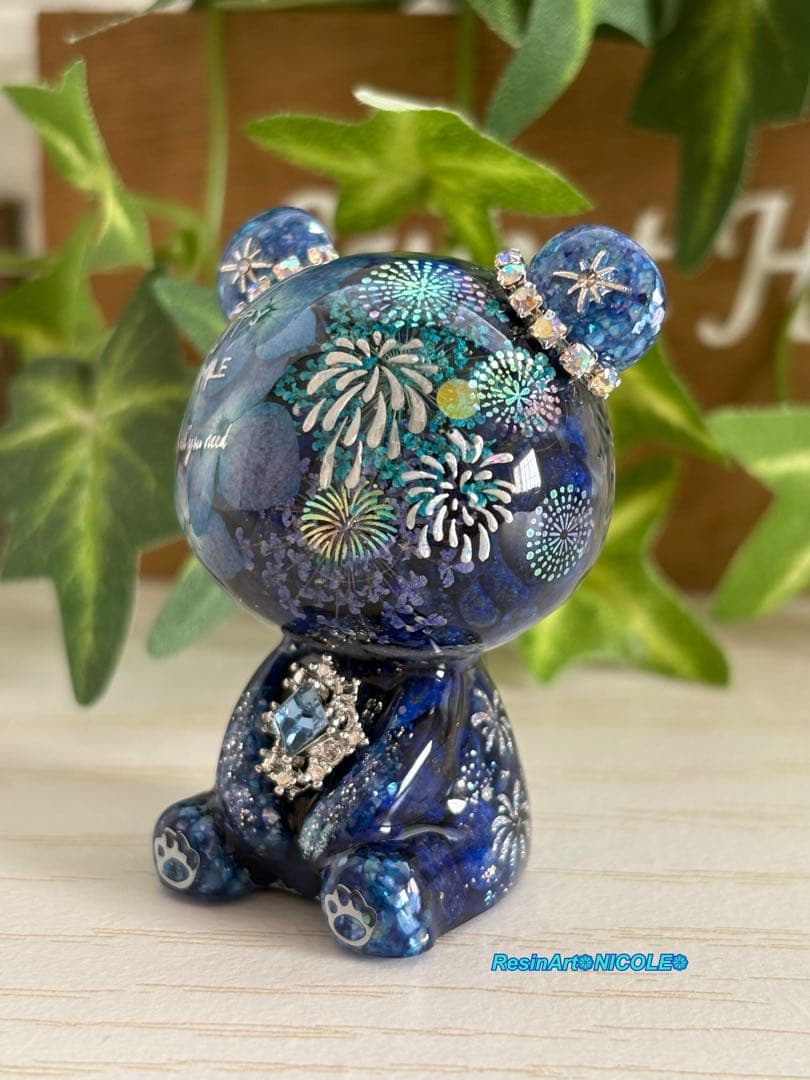 オルゴナイト☆再販‼️花火くまさん②