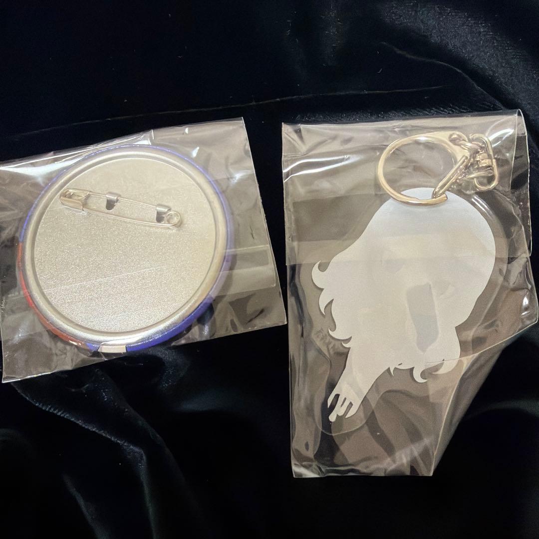 フェアリーテイル ジュビア アクリルキーホルダー 缶バッジ 2点セット